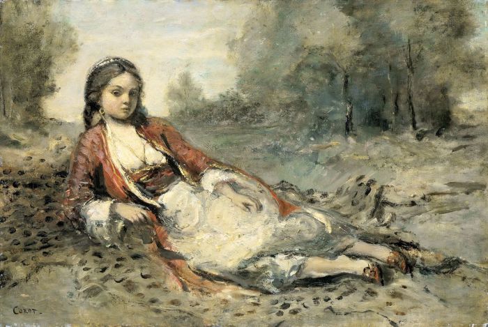 ,    (Corot, Camille) -  (Algerienne), 1871-1873.