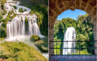 Что скрывают рукотворные водопады, созданные во времена Древнего Рима: Каската-делле-Марморе