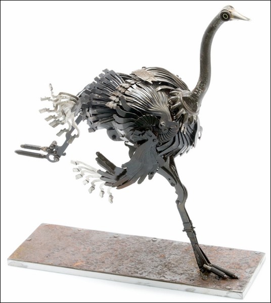 Животные из металлолома от Edouard Martinet