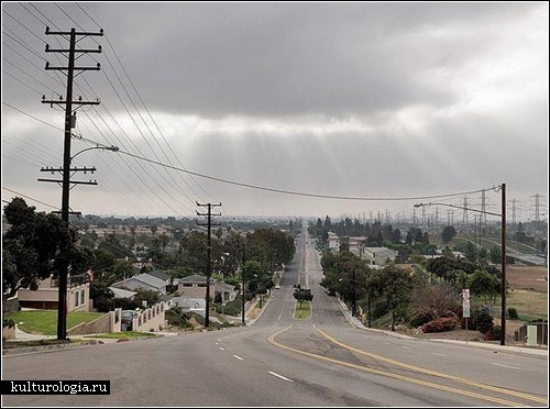  Пустой Лос-Анджелес: фотопроект от Matt Logue