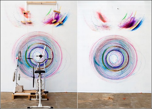 «Рисовальная машина» - интерактивная инсталляция Джозефа Гриффитса