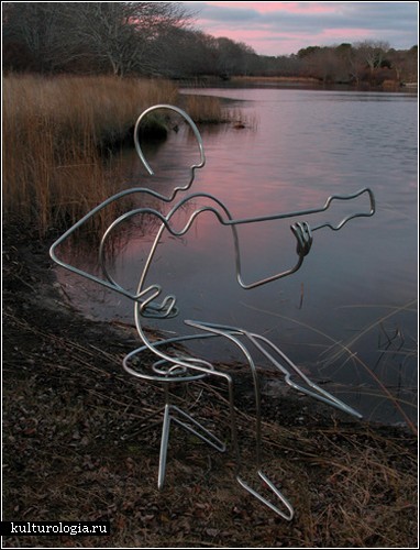 Проволочные скульптуры Стива Лохмана