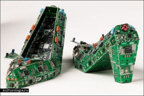 Скульптуры из электроники от Стивена Родрига