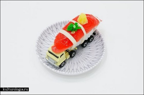 Скульптуры «tommy sushi» для любителей японской кухни