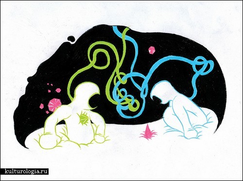 Абстракции Ори Тура (Ori Toor), нарисованные цветными мелками