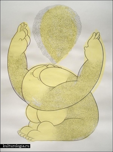 Червячки-толстячки в исполнении художника Питера Тейлора (Peter Taylor) из Ванкувера