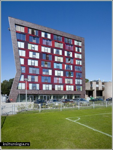 Общежитие в Голландии для любителей скалолазания