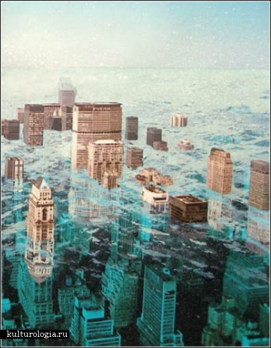 Картины затонувшего Нью-Йорка от художника Алекса Лукаса (Alex Lukas)