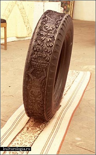 Узорчатые шины мексиканской художницы Бетсабе Ромеро (Betsabee Romero)