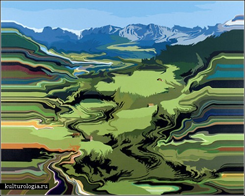 Новый вид пейзажной живописи от художницы Минако Абе (Minako Abe)