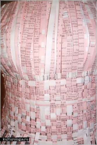 Платье из налоговых деклараций от Britt Savage