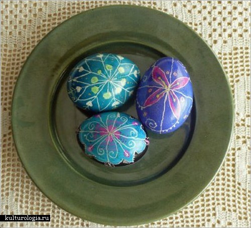 Раскраска и украшение пасхальных яиц