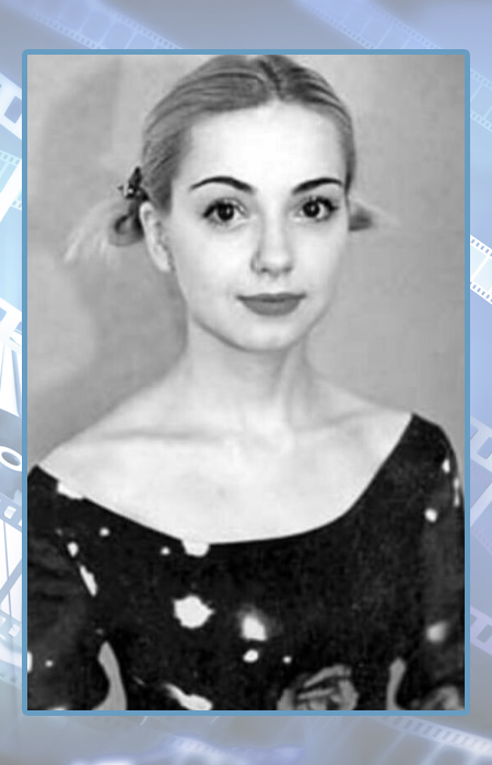 Ольга Будина в юности.