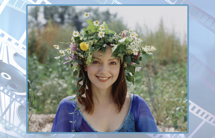 Ольга Будина в начале карьеры.