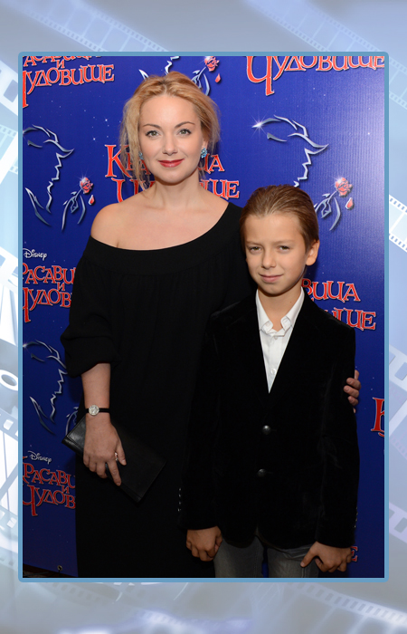 Ольга Будина с сыном Наумом