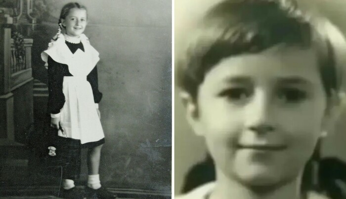 Регина Дубовицкая в детстве.