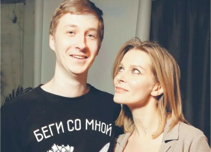 Александра Флоринская с сыном Глебом.