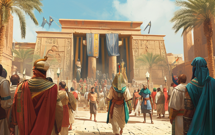 В Древнем Египте театральные представления были весьма популярны.