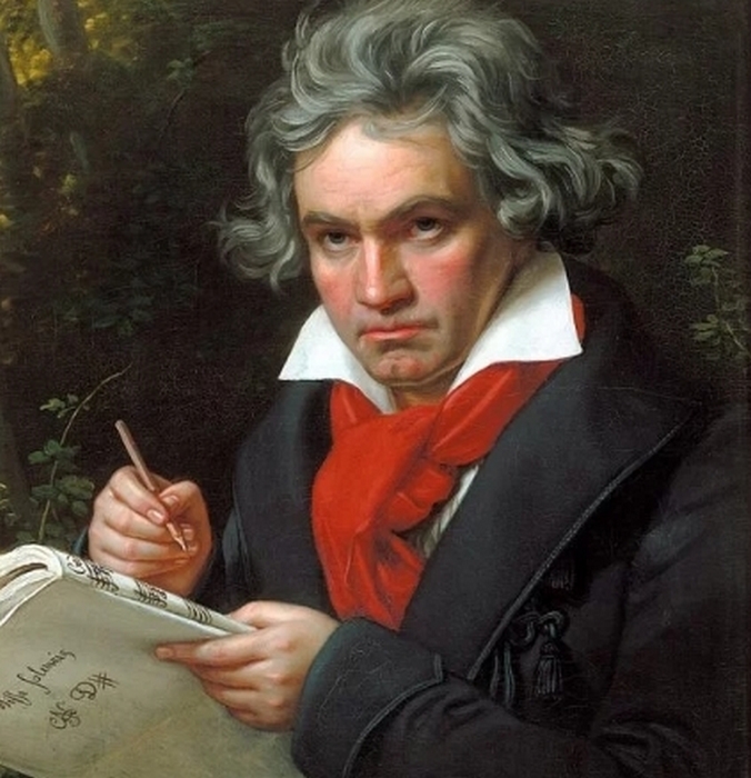 Портрет Бетховена работы Йозефа Карла Штилера, 1820 год