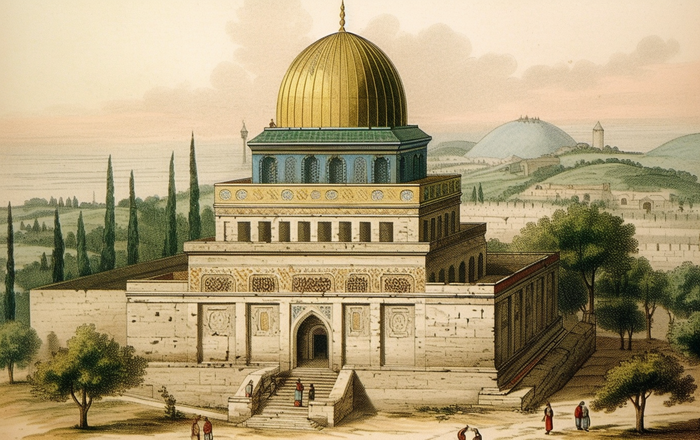В Библии есть точное описание размеров Храма Соломона. Но как он выглядел можно только догадываться.