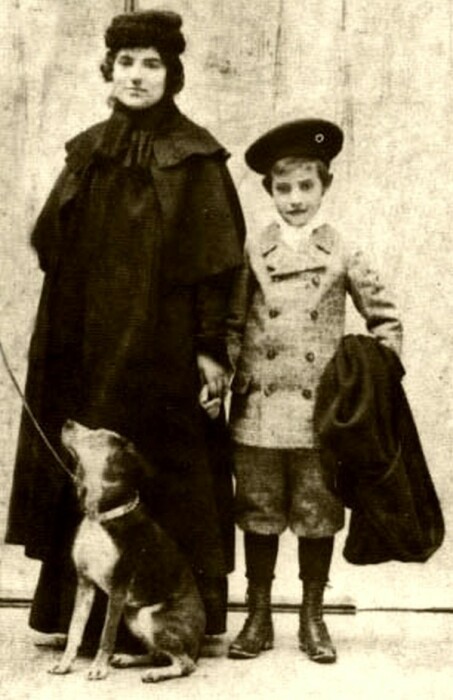 Сюзанна Валадон с сыном Морисом Утрилло.