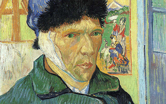 Ван Гог с отрезанным ухом.