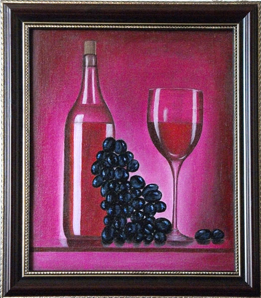 Натюрморт с виноградом  # 11