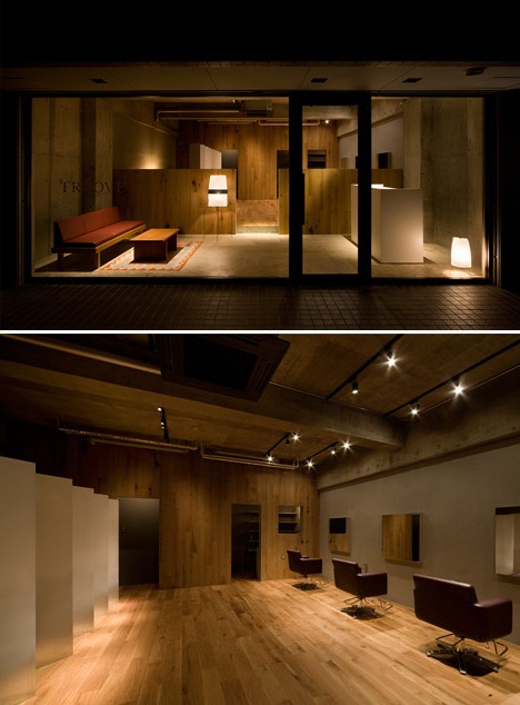 Интерьер-инсталляция салона красоты Troove от Хироюки Мияке (Hiroyuki Miyake)