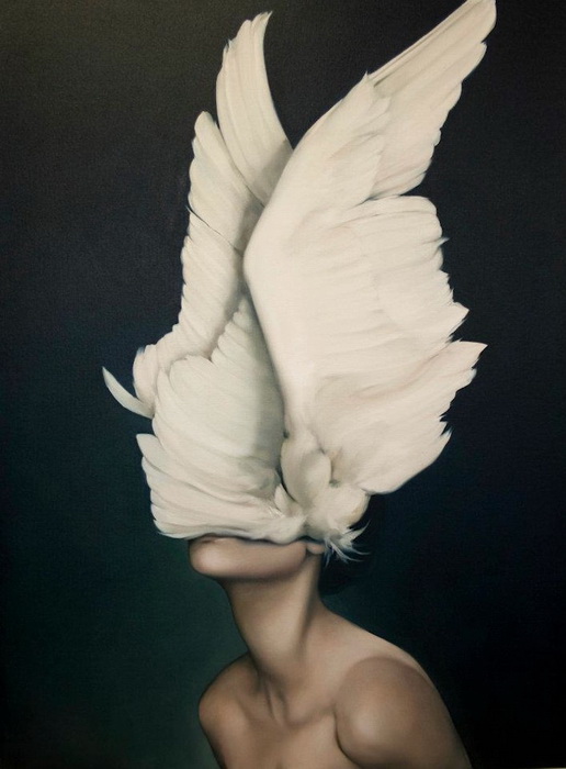 Женщины-птицы на рисунках художницы Amy Judd