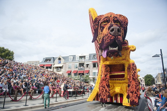 Bloemencorso-2013: роскошные скульптуры на нидерландском параде цветов