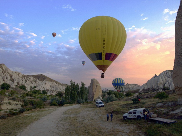Прогулка на воздушном шаре над Каппадокией, Турция
