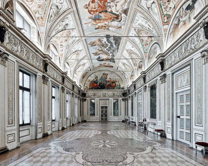 Зеркальная комната, Герцогский дворец в Мантуе, Италия, 2016. Фотоцикл от Давида Бардни (David Burdeny)
