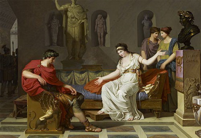 Клеопатра и Октавиан. Луи Гофье, 1787 год