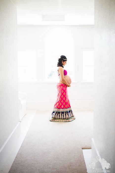 Очаровательные фотографии беременной индианки