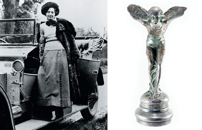 Элеонора Веласко Торнтон стала прототипом статуэтки *Дух Экстаза*, ставшей символом автомобилей марки Роллс-Ройс.