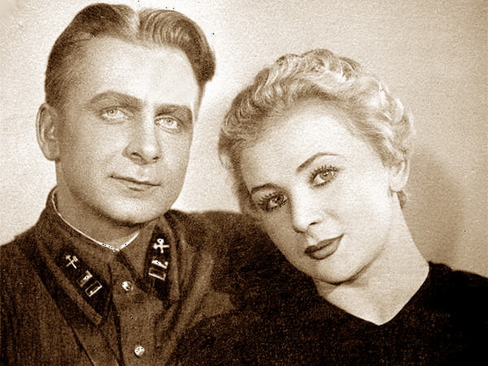 Валентина Серова с мужем Анатолием Серовым