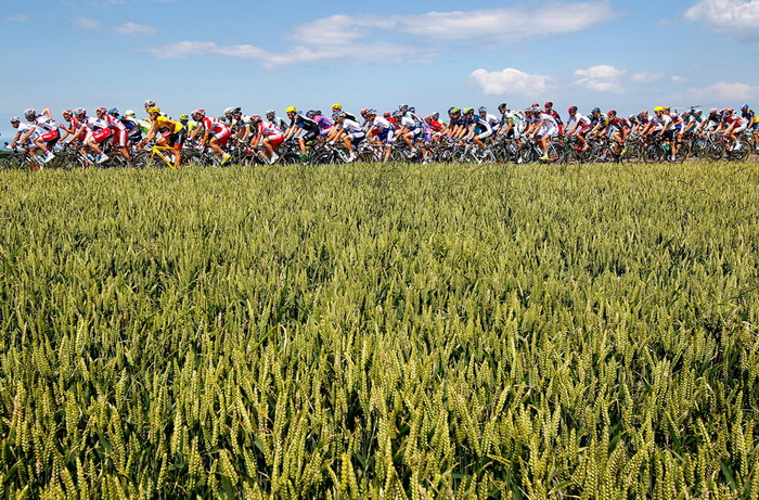 Участники велогонки Тур де Франс 2012