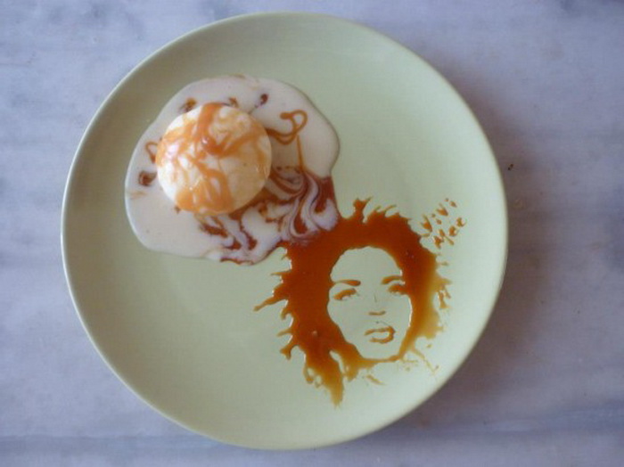Карамельный портрет Lauryn Hill от Vivi Mac