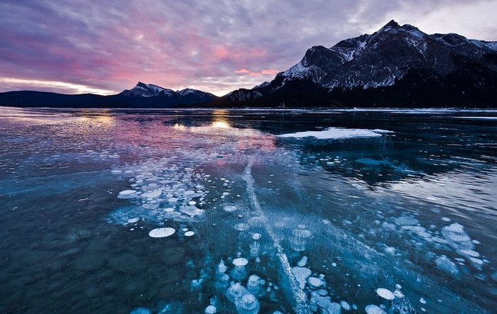 Озеро Авраама (Канада) привлекает внимание фотографов со всего мира