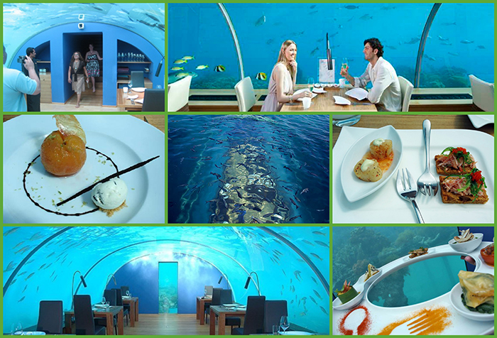 Подводный ресторан  Ithaa, Мальдивы