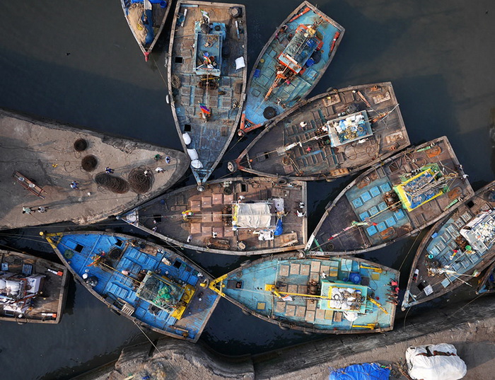 Рыбацкие лодки, Мумбаи