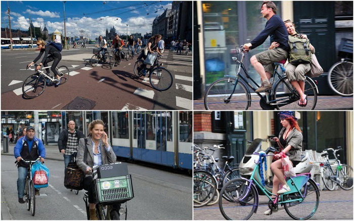 Амстердам  – настоящая Мекка велосипедистов
