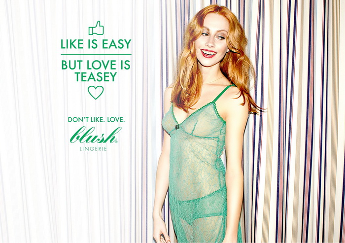 Don`t like. Love: яркая реклама женского нижнего белья Blush