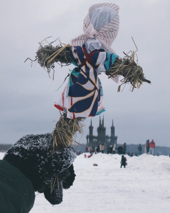 Празднование Масленицы в Никола-Ленивце.