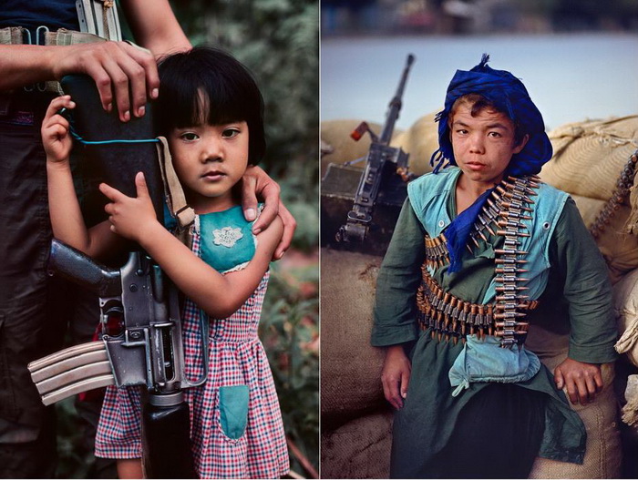 Дети и оружие: серия работ Стива МакКарри (Steve McCurry)