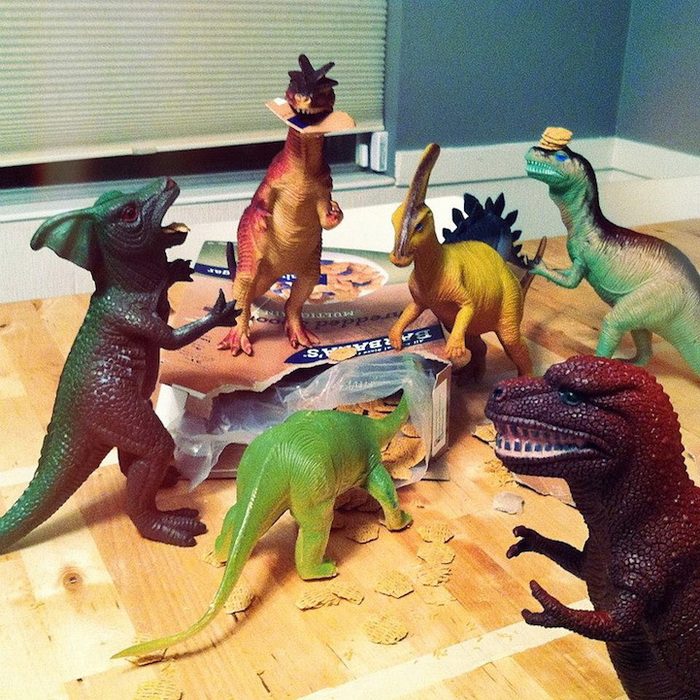 Диноябрь: ожившие динозавры в фотопроекте от Рефе Тума