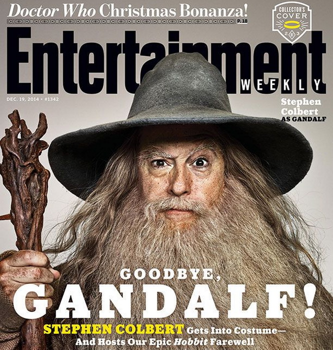 Стивен Кольбер на обложке еженедельника Entertainment Weekly