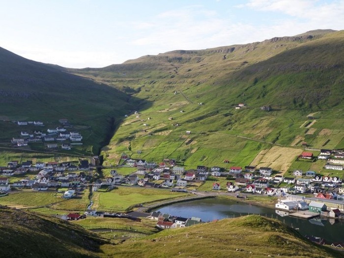 Живописные деревни на островах Faroe