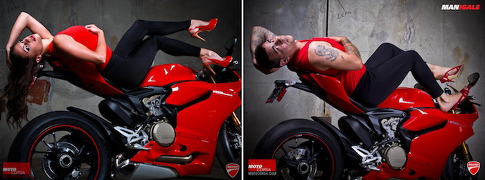 Мужчины на мотоциклах: сексуально-юмористический проект