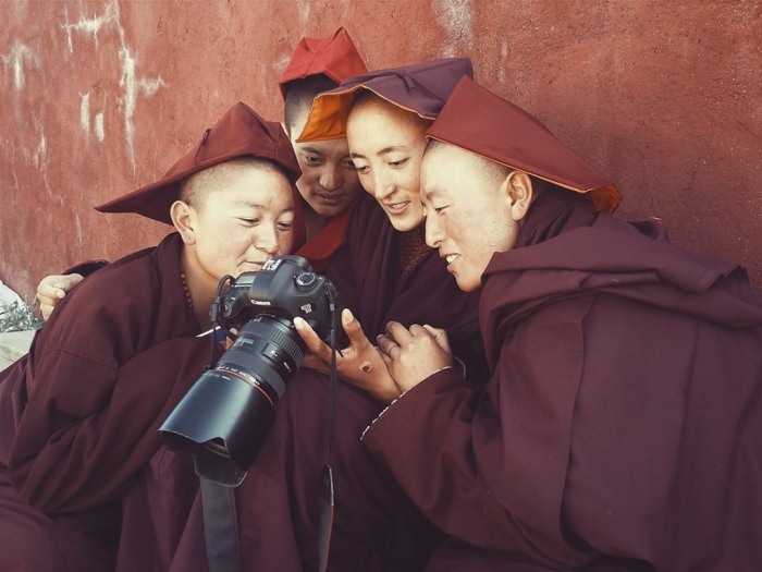 Портреты тибетских монахов от Giacomo Bruno.